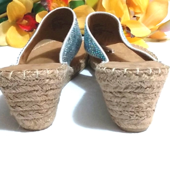 WHITE MOUNTAIN Beachball Wedge Sandals SIZE 8 NWOT - Picture 5 of 12